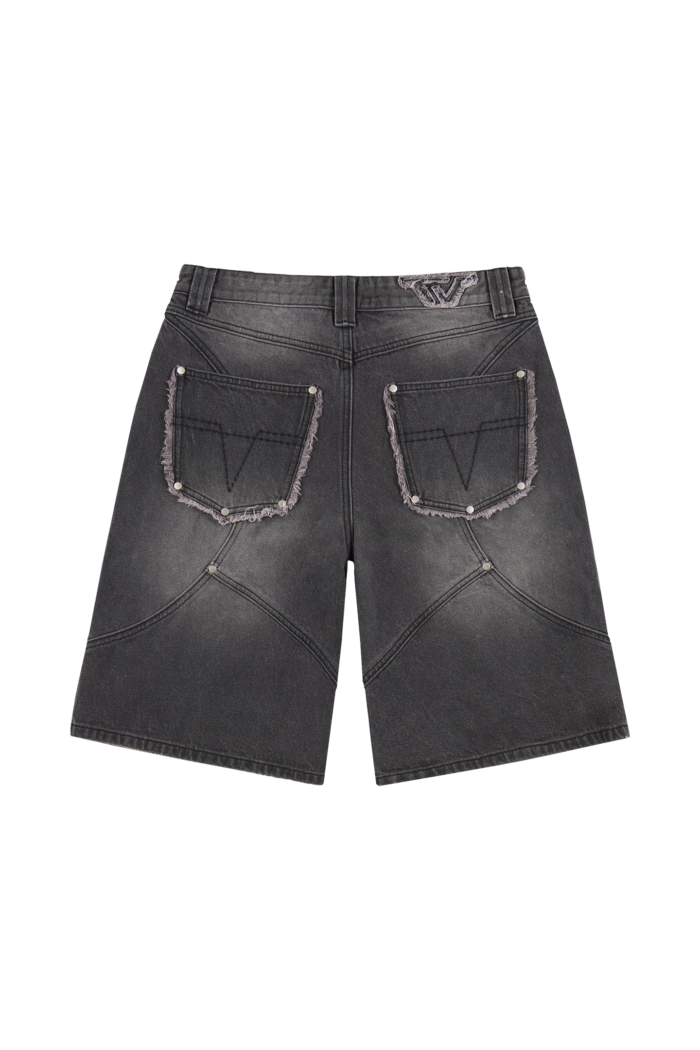 Trendt Vision Ash Black Basic Shorts (1)