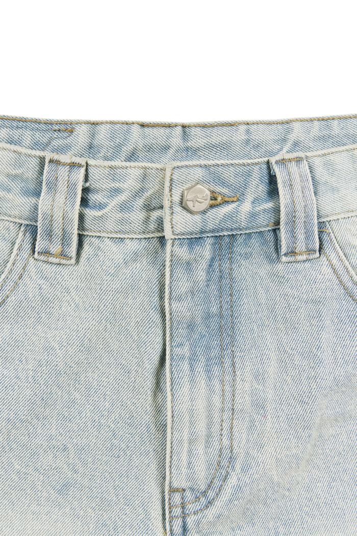 Trendt Vision Blue Heavy Washed Sen Shorts (2)