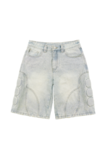 Trendt Vision Blue Heavy Washed Sen Shorts (4)