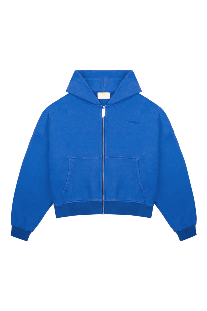 Trendt Vision Logo Zip Hoodie Blau (2)