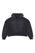 Trendt Vision Zip Hoodie Asche Schwarz (3)