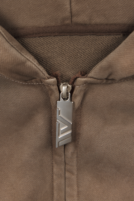 Trendt Vision Zip Hoodie Schlamm Braun (2)