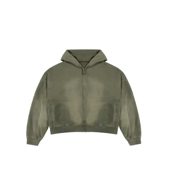 Trendt Vision Zip Tracksuit Burnt Olive (2)